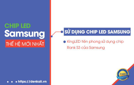 sử dụng chip led samsung